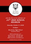 personalized class reunion invitation